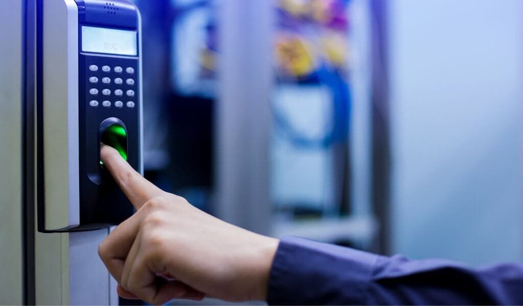 Modern access control system with keypad