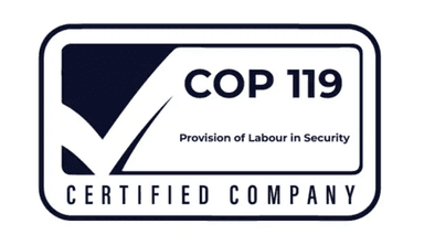 COP 119 Certified Company - Provision of Labour in Security logo