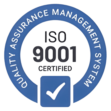 ISO 9001 Quality Assurance Management System Certified logo